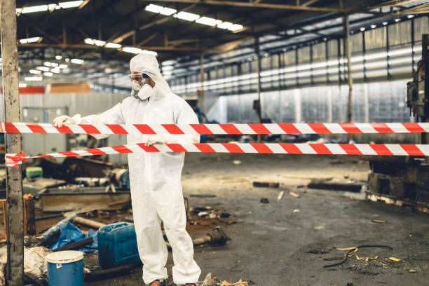Professional Trauma Scene Cleanup technician working in Wallace, CA